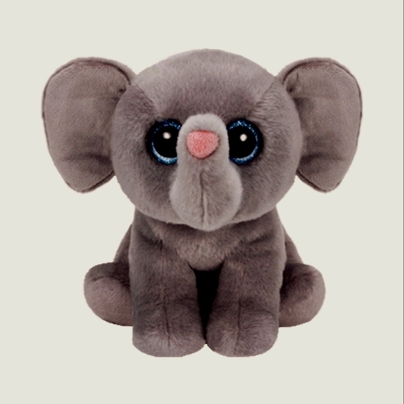 TY 90230 Whopper Elephant 9 13/16in Classic Original Ty Cuddly Toy Stuffed Toy - Picture 1 of 6